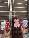 Double Layer Embroidered Bow