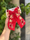 Pearl Embroidered Bow